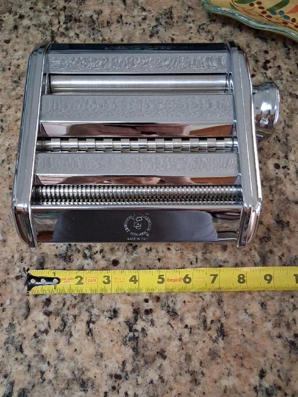 Himark Kitchen Gourmet Pasta Queen Noodle Making Machine. Crome Plated Steel.
